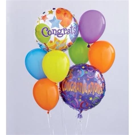 Congratulations Balloon Bouquet Lopshire Flowers - Fort Wayne, IN 46815 ...