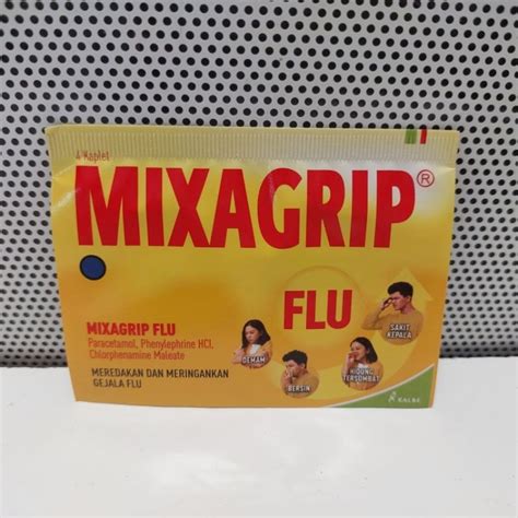 Jual Mixagrip Flu Kaplet STRIP Isi 4 Kaplet Shopee Indonesia