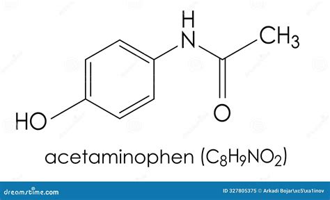 Paracetamol Formula For Medical Design Paracetamol Chemical Formula On