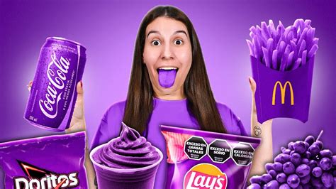 Horas Comendo Tudo Roxo Youtube