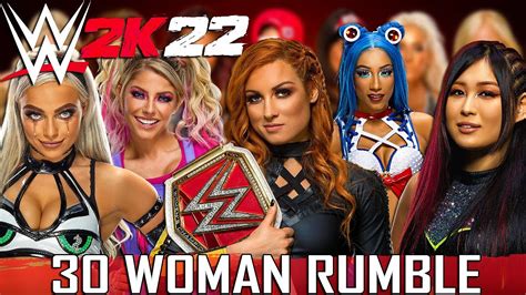 Wwe K Woman Royal Rumble Match Xbox Series X Youtube