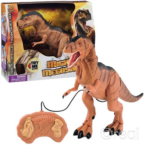 New Mighty Megasaur Remote Controlled Or Battery Dinosaur T Rex