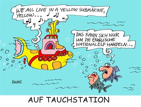 Auf Tauchstation By RABE Politics Cartoon TOONPOOL