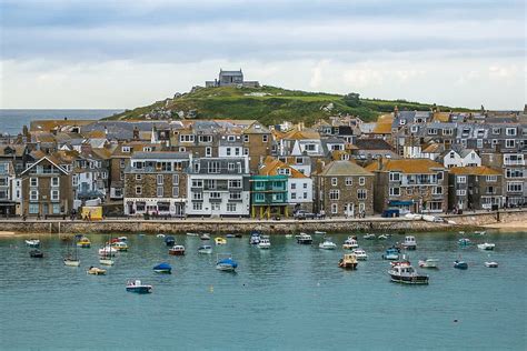 Hd Wallpaper St Ives Cornwall South Gland Coast South Gland Sea