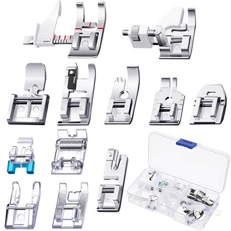 Buy 12 Pieces Sewing Machine Presser Foot Set Sewing Machine Spare ...
