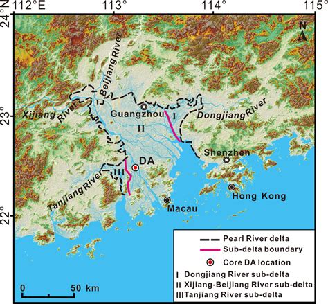 Map Of Xi Jiang River