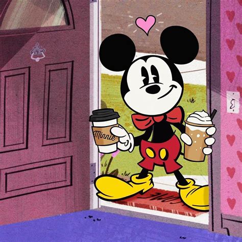 Mickey Mouse On Instagram Because He Loves Her A Latte