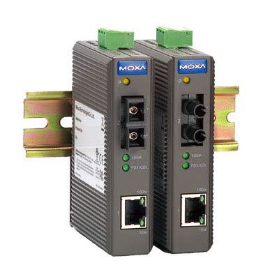 Moxa IMC-21-S-SC Convertisseur industriel ethernet vers fibre