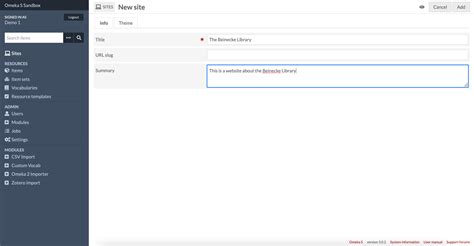 Exhibiting content with Omeka-sIIIF Tools Workshop