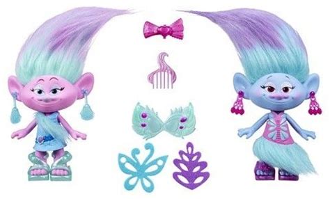 DreamWorks Trolls Satin and Chenille's Style Set Chenille, Poppy And ...