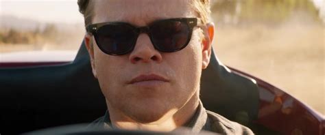 Spectaculars Benjamin Sunglasses Worn By Matt Damon As Carroll Shelby In Ford V Ferrari 2019