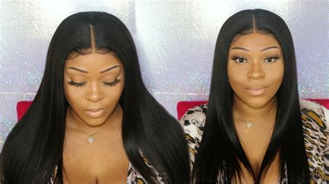 Most Realistic Beginner Friendly Glueless 360 Lace Wig Affordable Everyday Wig Ft Omgqueen Youtube