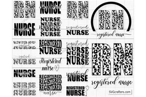 Registered Nurse Svg Rn Png Nurse Svg Graphic By Ruyatreasures