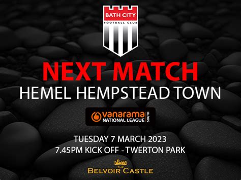 Bath City Fc Next Match Hemel Hempstead Home Bath City Fc