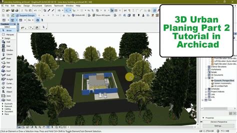 Archicad Beginner Tutorial D Urban Planing Tutorial Part Two