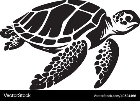 Sea turtle - high quality logo ideal Royalty Free Vector