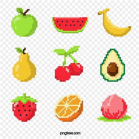 Pixel Art Fruit Pixel Art Images