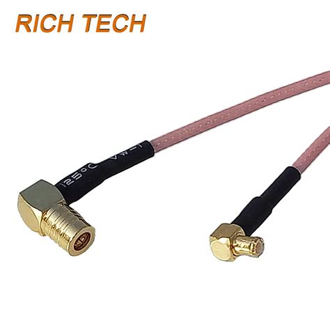 Pcs Mcx Male Right Angle To Degree Smb Female Rf Connector Rg