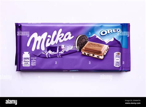 Milka And Oreo Bar Stock Photo Alamy