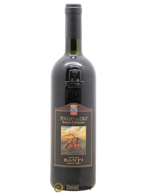 Buy Brunello Di Montalcino Docg Riserva Poggio All Oro Banfi Lot