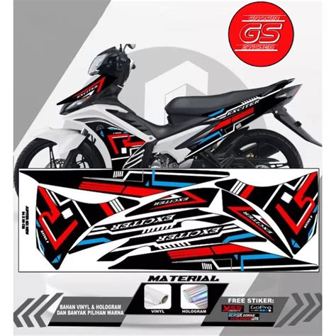 Jual STIKER STRIPING VARIASI YAMAHA JUPITER JUPITER MX 135 NEW