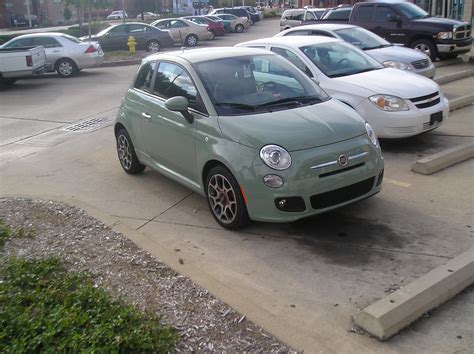 Green Fiat 500 by XJK on DeviantArt