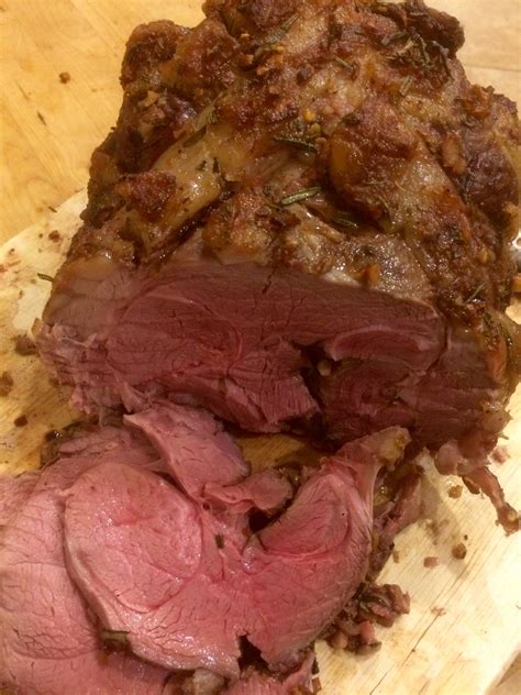 Slow Roasted Lamb Shoulder With Rosemary Garlic Shallot And Anchovy