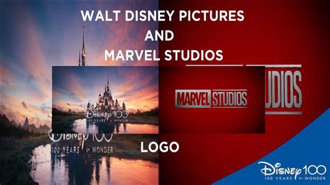 4K Fanmade Walt Disney Pictures 100 Years Of Wonder Marvel Studios