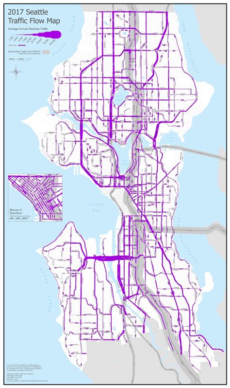 Seattle Traffic Flow Map