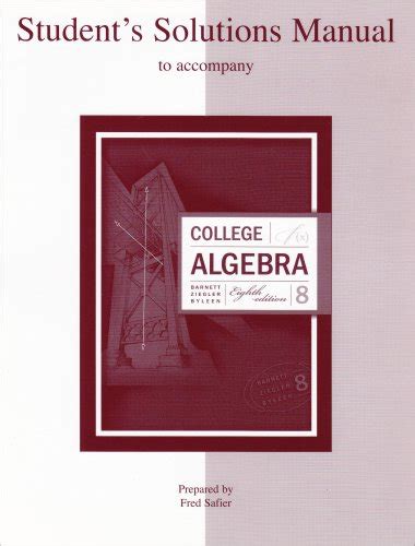 『student Solutions Manual College Algebra』｜感想・レビュー 読書メーター