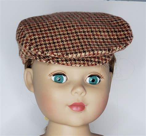 18 Inch Doll Newsboy Cap Cabbie Golf Flat Paperboy Celtic Jeff Cap Old