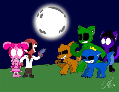 Werewolf Rainbow Friends By Kumadraws334 On Deviantart