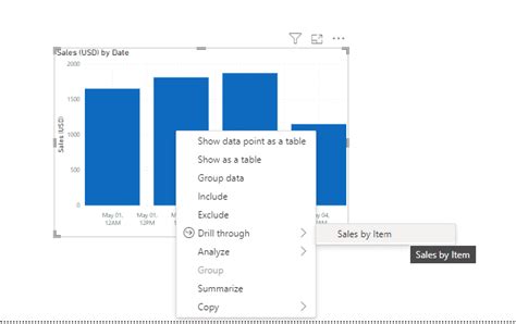 How To Setup Drill Through In Power Bi