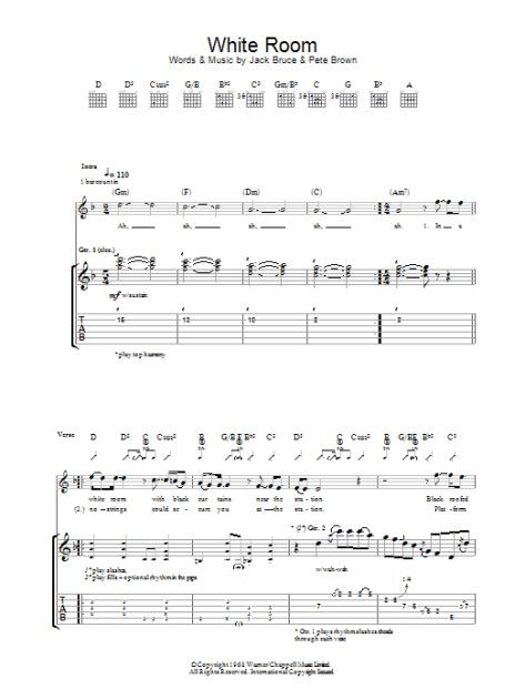 White Room Guitar Tab Zzounds