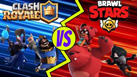 Clash Royale Vs Brawl Stars Youtube