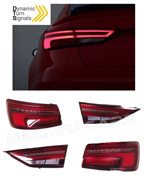 Facelift Dynamic Led Tail Lights For Audi A3 8v Limousine Dejavu Cars