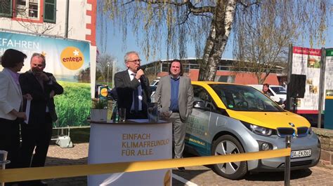 Ladesäulen für Elektro Fahrzeuge in Groß Umstadt Eröffnung mit Tarek