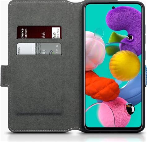 Qubits Slim Wallet Hoes Samsung Galaxy A Lichtblauw Bol