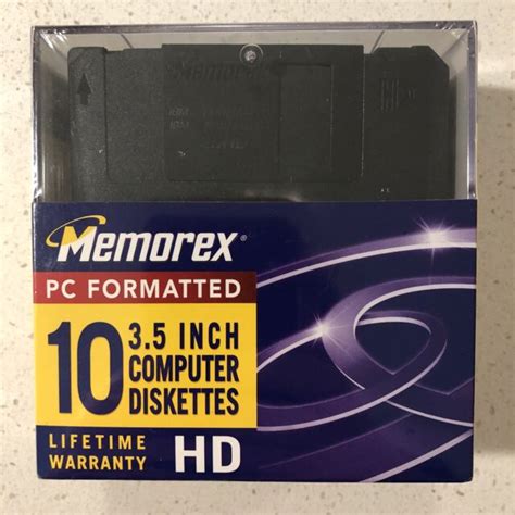 10 Pack Memorex 3 5 PC Formatted HD Computer Diskettes Floppy Disks