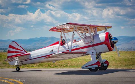 Photos of Boeing Stearman Biplane at Rocky Mountain Airshow