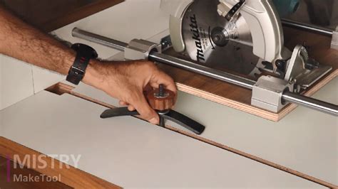 How To Make Circular Saw Sliding Jig | DIY Crosscut Jig | Mistry MakeTool