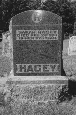 Sarah Hagey M Morial Find A Grave