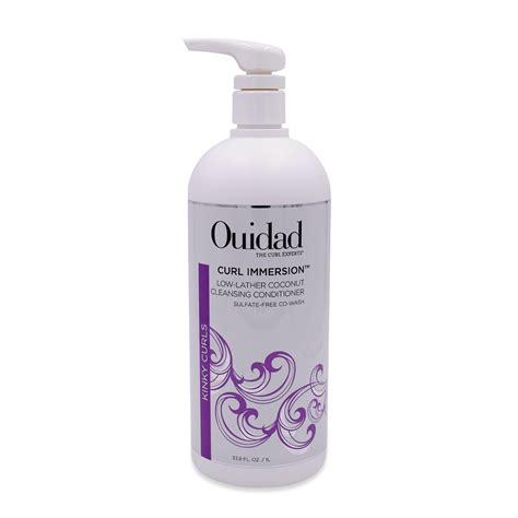 Ouidad Curl Immersion Low Lather Coconut Cleansing Conditioner 33 8 Oz