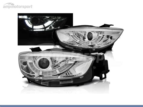 FAROS DELANTEROS LUZ DIURNA LED REAL DRL PARA MAZDA CX5 Motorsport