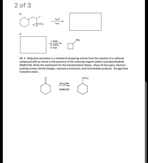 SOLVED 2 Of 3 M CH H 2LH 8 Reductive Amination Method Of Preparing