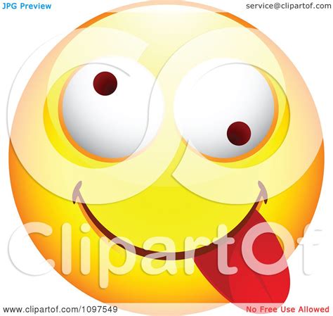 Clipart Yellow Goofy Cartoon Smiley Emoticon Face Royalty Free