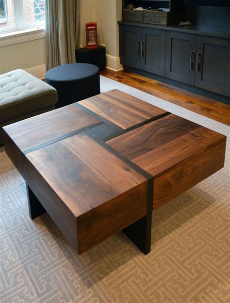 Walnut Drawer Coffee Table By Abodeacious Wescover Tables