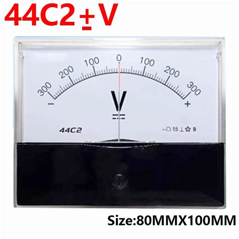 C Dc Mv Voltmetergauge Analog Panel V Current Meter A A