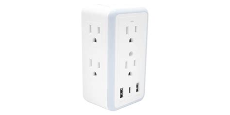 3 Sided Multi-Plug Outlet Surge Protector