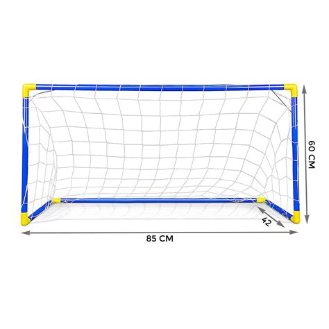 2pcs Indoor Outdoor Children Kids Soccer Football Goal Post Net Ball